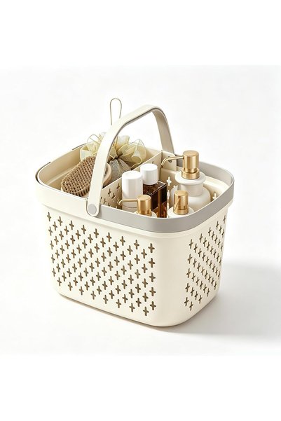 Generic Shower Caddy Portable, Large Shower Basket with Handle and Adjustable...