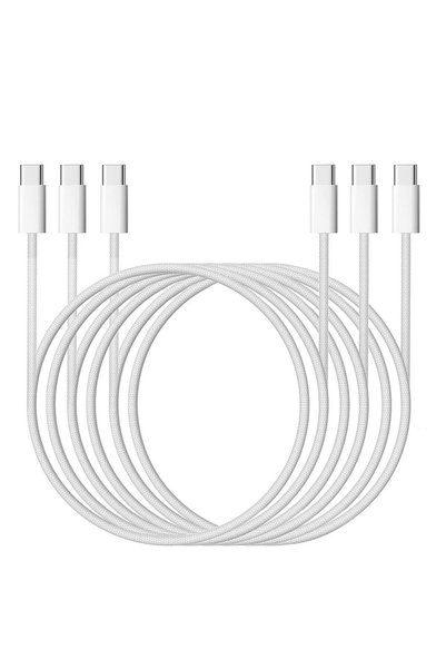 Generic 3 Pack for IPhone 17 16 15 Series Charger Cable, 60W USB C to USB C F...