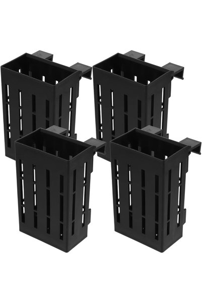 Generic 4pcs Hanging Aquarium Plant Holder Plastic Aquatic Planter with Venti...