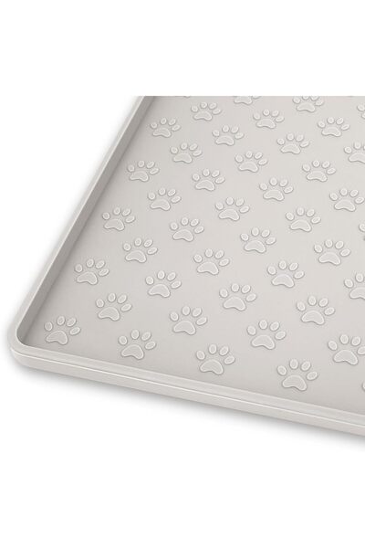 Generic Dog Food Mat Anti-Slip Dog Bowl Mats for Food and Water, High-Lips Do...