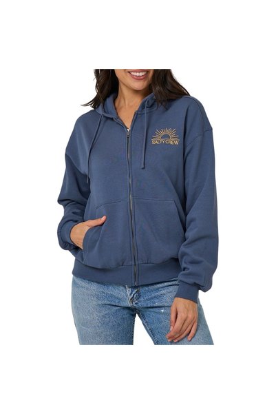 Salty Crew FIRST PLACE W ZIP HOODIE VINTAGE INDIGO S  ΠΡΩΤΗ ΘΕΣΗ ΦΟΥΤΕΡ ΜΕ ΦΕ...