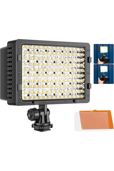 Generic ضوء كاميرا فيديو LED CN-160 بقوة 160 واط قابل للتعتيم عالي الطاقة