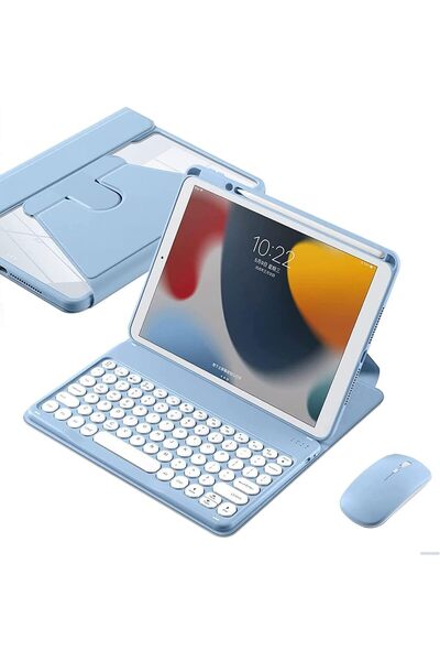 Generic Keyboard Case for iPad 9th/8th/7th Generation 2021/2020/2019 10.2in R...
