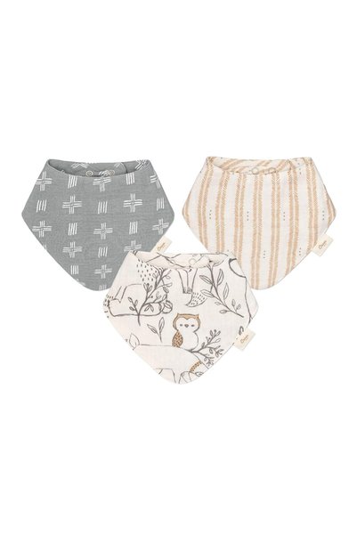 Generic Crane Baby Soft Muslin Baby Bib Set, Adjustable and Absorbent Bibs fo...