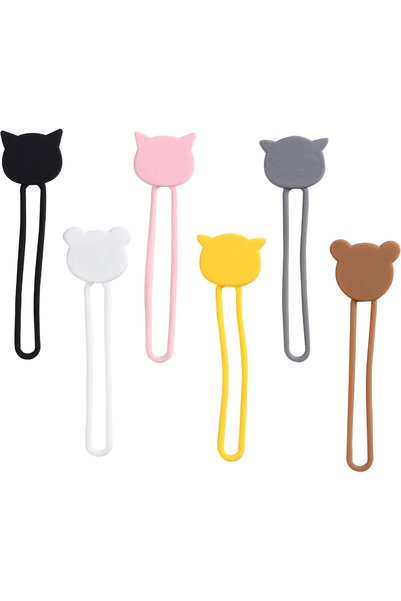 Generic Silicone Cable Ties and Cord Organizer for Management of Data Cables ...
