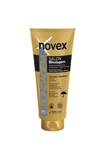 NOVEX Tratament Fara Clatire cu Protectie Termica pentru Par - Salon Blindage...