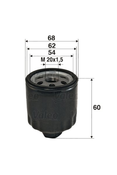 VALEO Oil filter 586011