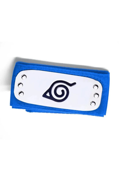 BANDAI bule Naruto Sasuke Headband rebel ninja Konoha protective forehead Kak...