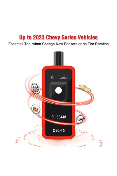 Choice جهاز إعادة ضبط ضغط الإطارات الأحمر EL-50448TPMS مناسب لمختلف موديلات ا...