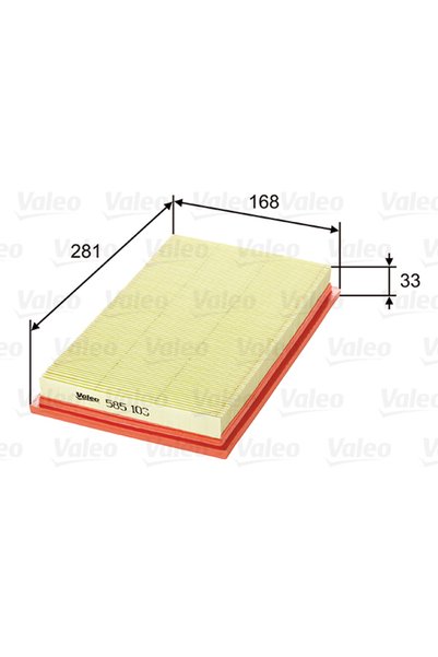 VALEO Φίλτρο αέρα 585103