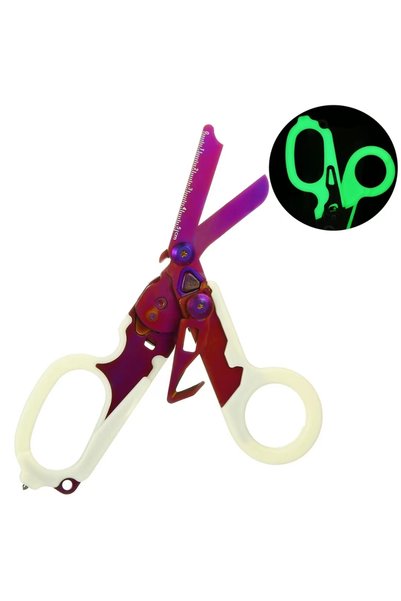 Choice Fluorescent-Purple Multifunction Scissors First Aid Expert Tactical Fo...