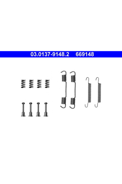Ate Set accesorii, saboti frana parcare 03.0137-9148.2