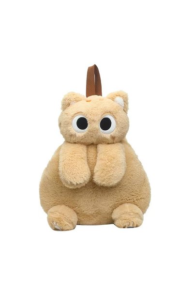 Choice Orange cat backpack Black Cat Backpacks Big Eyes Kitten Doll Plush Kaw...