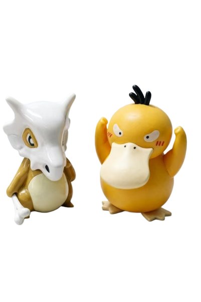 BANDAI OPP BAG 2PCS NO BOX Iconic Duo: Cubone & Psyduck. Premium Collectible ...