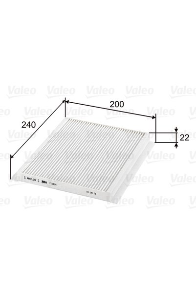 VALEO Filtru, aer habitaclu 715816