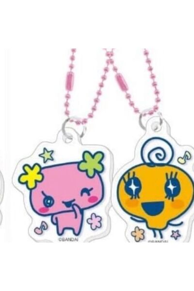 BANDAI No backing card B Mini Tamagotchi Acrylic Keychain Anime Merchandise C...