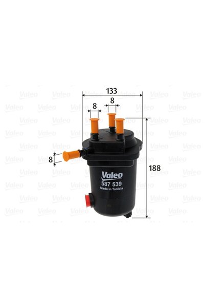 VALEO Горивен филтър 587539