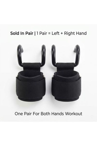 Choice Upgrade two pieces Pull Up Assist Weight Lifting Hooks Foam Padded Adj...