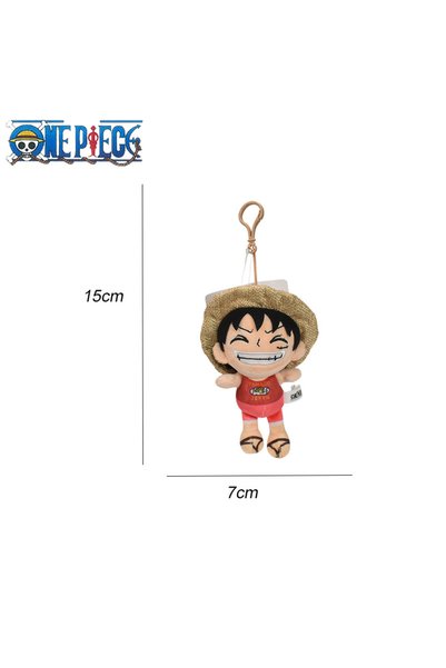 BANDAI F One Piece Laboon Keychain Plush Toys Luffy Hat Monkey D Luffy Tony T...