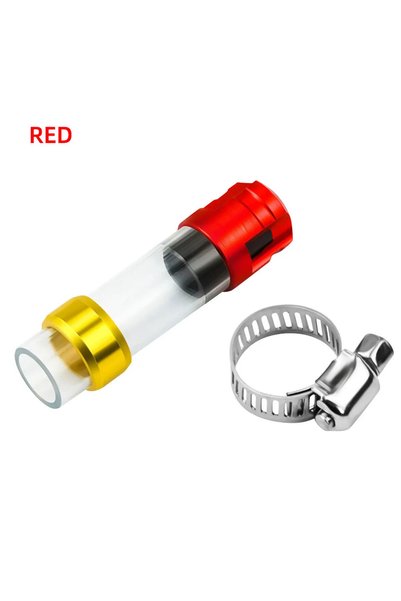 Choice Red CLICK Motorcycle Air Filter Drain Tube Head Use CNC Alloy Motor AT...