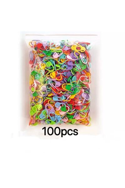 Choice Candy Color 100pcs Multicolor Plastic Stitch Markers, Crochet Knitting...