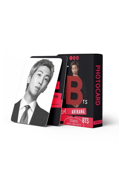 BANDAI 24 New 55Pcs BTS Lomo Cards J-HOPE JIMIN V JUNGKOOK HD Photocards Kpop...