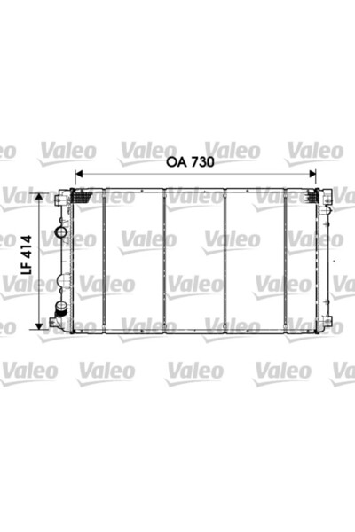 VALEO Ψυγείο, ψύξη κινητήρα 732919