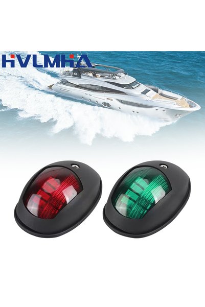 Choice Black Yacht Navigation Light Waterproof LED Marine Sounding Light Navi...