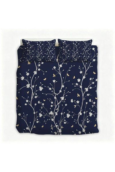 Generic Deep Tone Mandala Art Flannel Duvet Cover Set, Retro Boho 3 Pieces De...