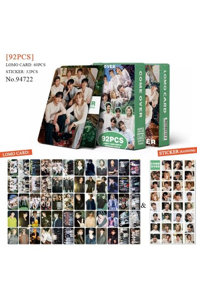 BANDAI 15 92Pcs Lomo Cards Photocards Stickers HD Fans Collection Cards Decor...