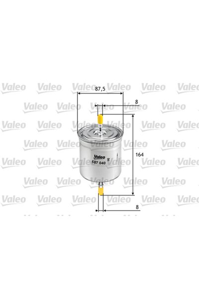 VALEO Горивен филтър 587040