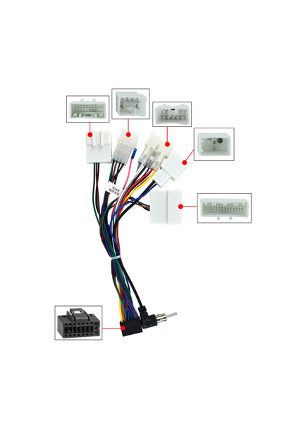 Choice CABLE-5TY For TOYOTA Corolla Highilander VIOS YARIS RAV4 Car Radio 16P...