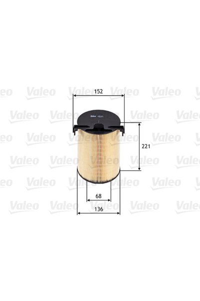VALEO Въздушен филтър 585652