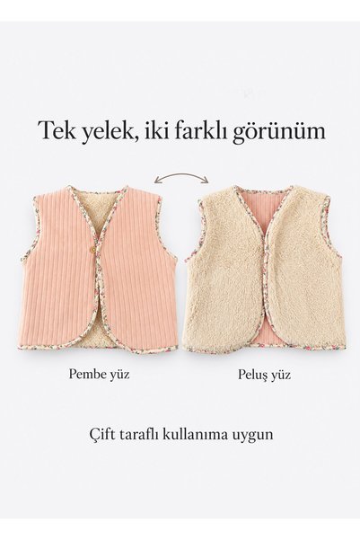 kitikate Povy Vest Pink