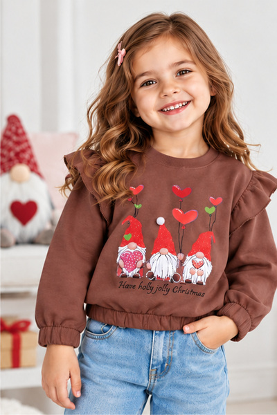 Büşra Bebe Girl's Sweatshirt