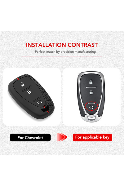Choice غطاء مفتاح السيارة من النوع C لسيارات شيفروليه كروز وسبارك وسونيك وكام...