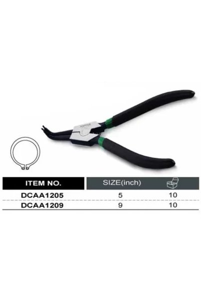 TOPTUL 5'' εξωτερική πένσα ασφαλείας DCAA1205