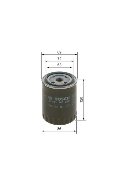 Bosch Oil filter 0 451 103 290