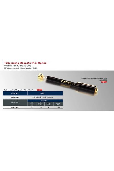 TOPTUL Magnet telescopic JJAG3E63