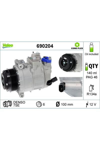 VALEO Compresor, climatizare 690204