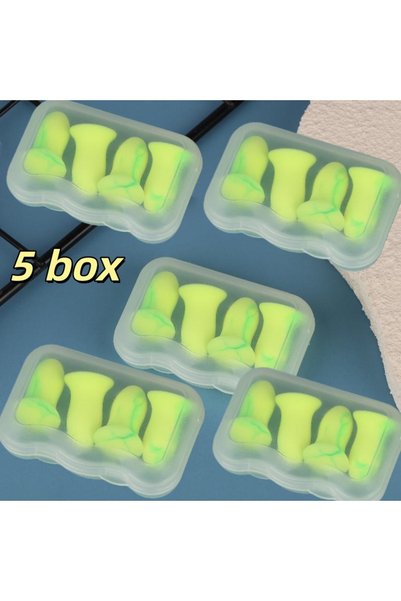 Choice B 5Box 20 قطعة 1/3/5 علب مانعة للضوضاء، مساعدة على النوم، عناية بالأذن...