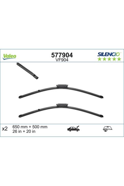 VALEO Λεπίδα υαλοκαθαριστήρα 577904