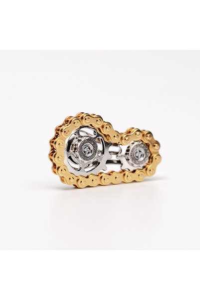 Choice Gold New Sprockets Flywheel Fingertip Gyro Fidget Spinner Antistress A...