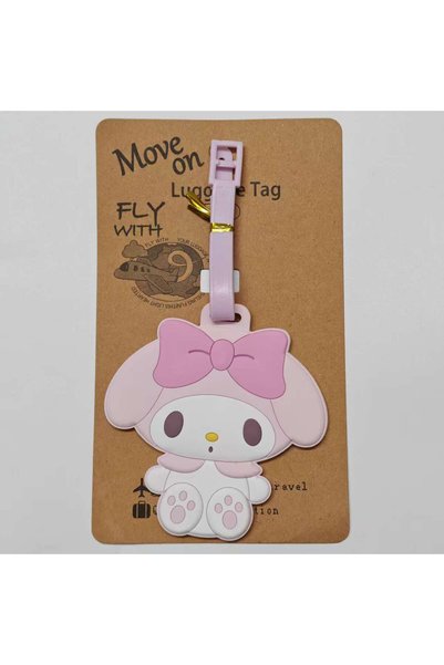 Miniso Melody Silicone Luggage Tag Hello Kitty Luggage Tag For Suitcases Anti...