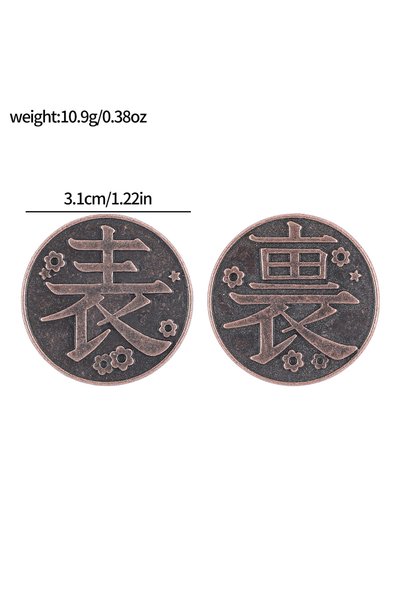 BANDAI XL3500 Kimetsu No Yaiba Demon Coin Cosplay Anime Tanjiro Kamado Tsuguk...