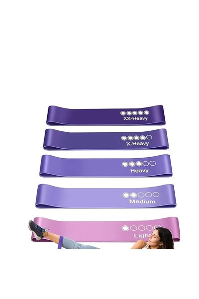 Choice Purple Portable Resistance Band, Elastic Workout Band for Strength Tra...