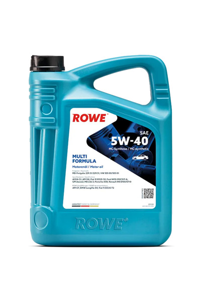 ROWE HIGHTEC ΠΟΛΥΦΟΡΜΟΥΛΑ ΛΙΠΑΝΤΙΚΟ ΚΙΝΗΤΗΡΑ TOURING SAE 5W40 4L 20138004099