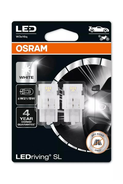 Osram Bec LEDriving SL W21W/5W |   12V - W3x16q - Set 2 buc (Off-Road) 7515DW...