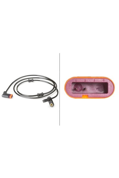 Hella Сензор, скорост на колелото 6PU 010 039-731