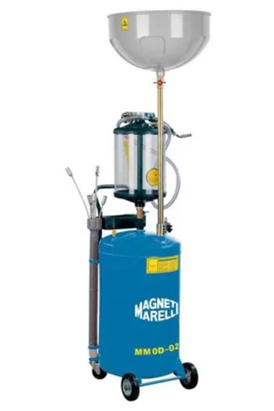 MAGNETI MARELLI 80-литров резервоар за събиране на масло с градуирана чаша и ...